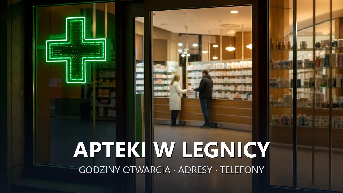 Apteki w Legnicy - godziny otwarcia i dyżury