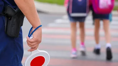 Komisarz Lew odwiedził dzieci w Spalonej. Lekcja bezpieczeństwa