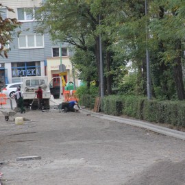 powiększ zdjęcie: Zaawansowane prace przy przebudowie kolejnego odcinka Osi Kartuskiej