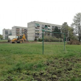 powiększ zdjęcie: LBO 2020. Powstaje ogródek wielopokoleniowy przy ul. Bydgoskiej