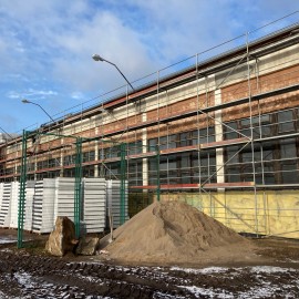 powiększ zdjęcie: Przebudowa sali gimnastycznej dla ZPS przebiega zgodnie z planem