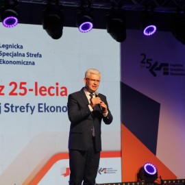 powiększ zdjęcie: Jubileusz Legnickiej Specjalnej Strefy Ekonomicznej. Życzenia prezydenta