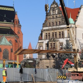 powiększ zdjęcie: Przebudowa Placu Słowiańskiego. Zobacz jak przebiegają prace