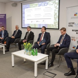 powiększ zdjęcie: Konferencja dotycząca ukraińskiej przedsiębiorczości w Legnicy