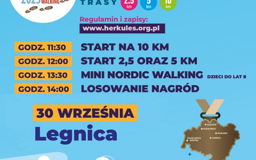 Już wkrótce w Legnicy wielki finał Dolnośląskiego Festiwalu Nordic Walking