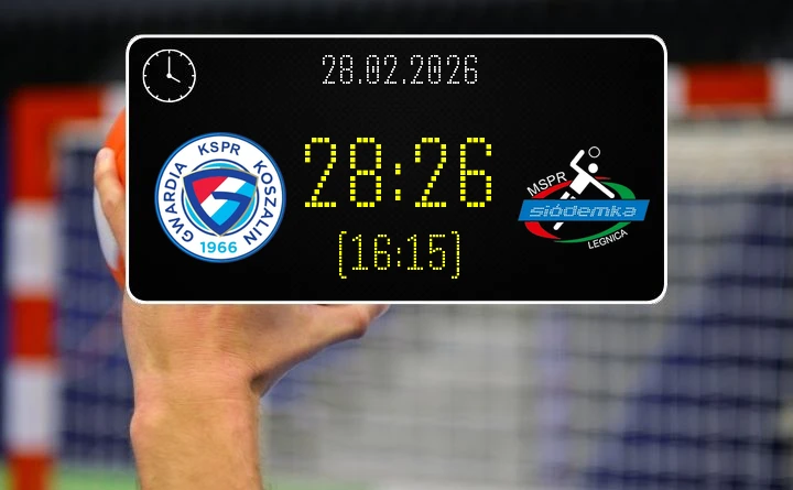 [PIŁKA RĘCZNA] ENERGA GWARDIA Koszalin – Siódemka Miedź Legnica 28:26 – Liga Centralna, kolejka 18