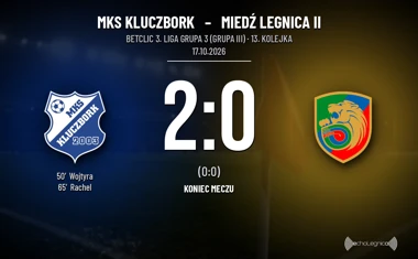 [PIŁKA NOŻNA] Betclic 3. Liga Grupa 3 (Grupa III): MKS Kluczbork – Miedź Legnica II 2:0