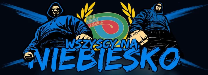 Obrazek przedstawia grafikę promocyjną wydarzenia Mecz Miedź Legnica – Polonia Warszawa: termin i miejsce