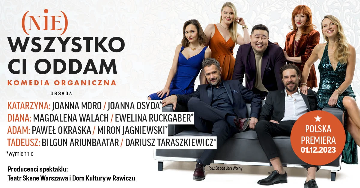 Grafika promocyjna wydarzenia (Nie) wszystko Ci oddam w Legnicy