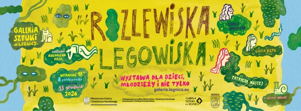 Grafika promocyjna wydarzenia Rozlewiska, legowiska