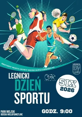 Grafika promocyjna wydarzenia Legnicki Dzień Sportu