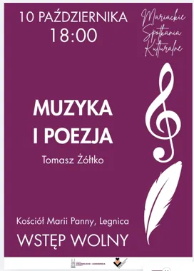 Grafika promocyjna wydarzenia Tomasz Żółtko – Muzyka i Poezja