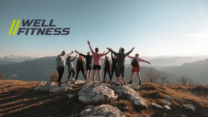 Grafika promocyjna wydarzenia Wypad w góry z Well Fitness Ferio Legnica na Śnieżne Kotły
