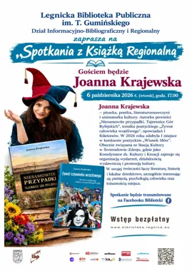 Joanna Krajewska w Legnicy. Literatura, pamięć i tajemnice gór