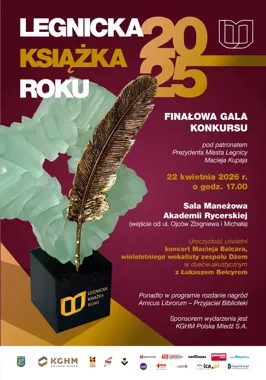 Legnica wybiera książki roku, a finał rozświetli duet Balcara i Belcyra