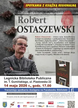 Kryminał, który zna Legnicę - Robert Ostaszewski wraca do biblioteki