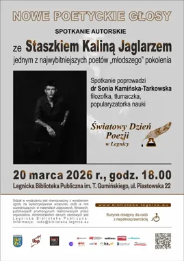 Staszek Jaglarz w Legnicy - poezja, tożsamość i rozmowa w bibliotece