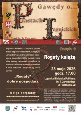 Rogaty książę wraca do Legnicy - biblioteka opowie o Piastach