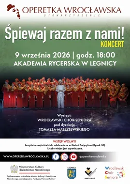 Legnica zaśpiewa razem z Wrocławskim Chórem Seniora