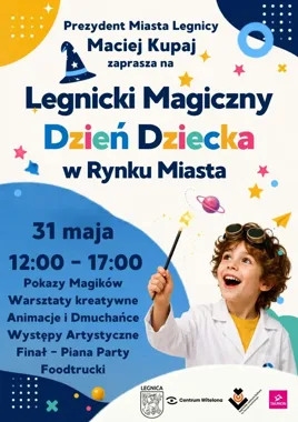 Legnicki Magiczny Dzień Dziecka rozkręci Rynek - orkiestra, iluzja i piana