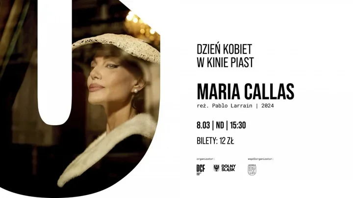 Dzień Kobiet w Kinie Piast – **„Maria Callas”** z **Angeliną Jolie** jako intymny portret legendy