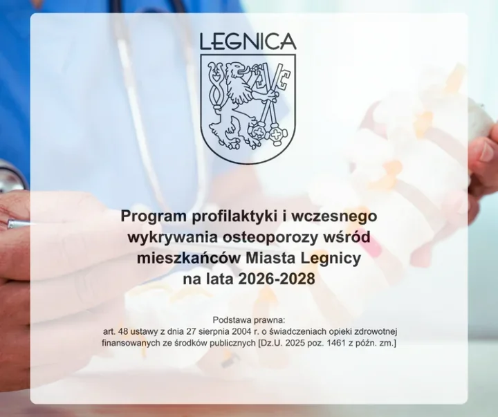 Legnica szykuje pierwszy program przeciw osteoporozie. Bezpłatne badania trafią pod obrady