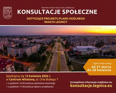 Legnica otwiera konsultacje nad planem ogólnym i daje głos mieszkańcom