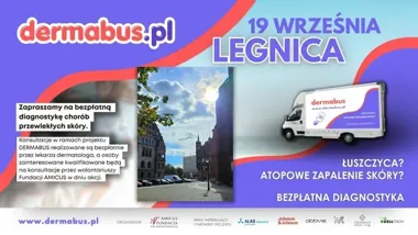 Darmowe badania skóry w Legnicy. Dermabus przyjmie bez skierowania