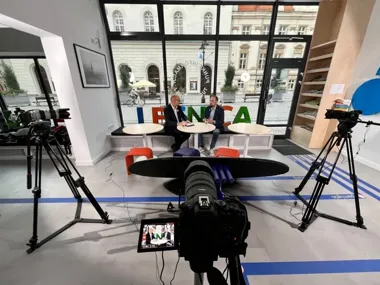 Grafika promocyjna wydarzenia Premiera podcastu „Legnica w Punkt!” z Tomaszem Brusiłą