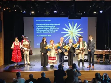 Jerzy Starzyński z medalem Gloria Artis. Wyróżnienie dla kultury łemkowskiej