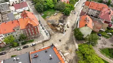 Działkowa w przebudowie. Na jezdni ruszyły kolejne prace