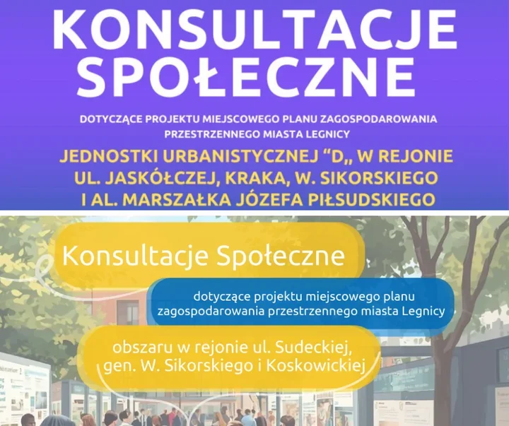 Dwa procesy konsultacyjne w Legnicy – szansa na wpływ na plany zagospodarowania