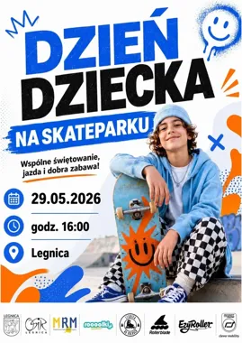 Dzień Dziecka na Skateparku rozkręci Legnicę od pierwszego startu 🛴