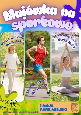 Legnicka majówka zacznie się w biegu, marszu i stretchingu