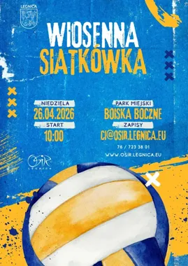 Wiosenna siatkówka w Parku Miejskim - weekendowy turniej mieszanych ekip