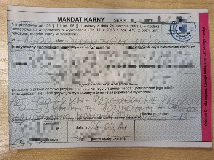 103 km/h w terenie zabudowanym - 23-latek stracił prawo jazdy