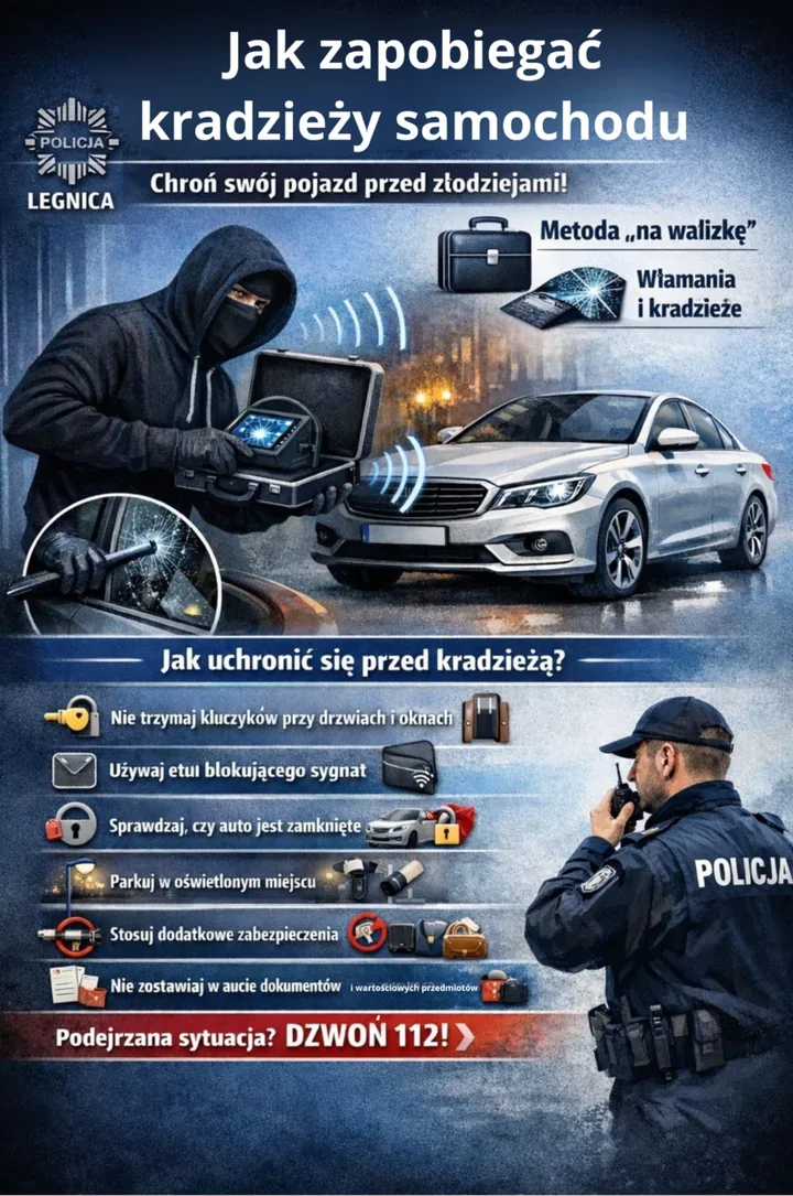 Złodzieje sięgają po ''walizkę'' - jak uchronić samochód przed kradzieżą