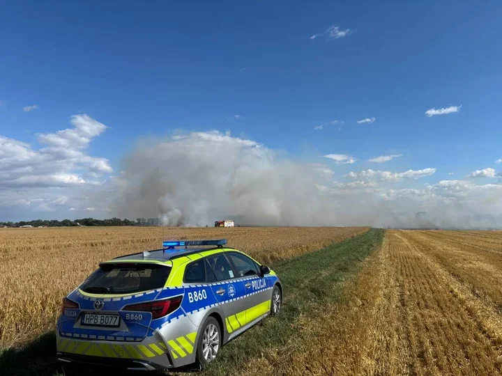 Jedna iskra może wywołać pożar - policja ostrzega przed suszą