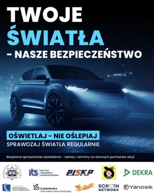 Dwie stacje w powiecie legnickim sprawdzą światła bez opłat