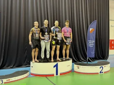 Legnicki policjant na podium mistrzostw Polski w formule No-Gi