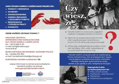 Letnia praca za granicą bywa pułapką - policja ostrzega przed handlem ludźmi