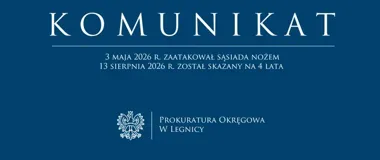 Cztery ciosy nożem na podwórku w Legnicy. Sąd skazał 43-latka